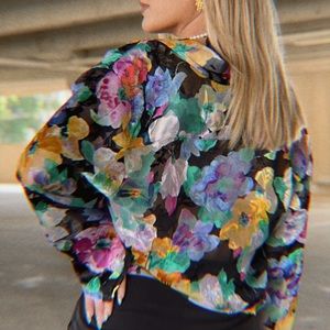 Italian “Flora Bella” Blouse